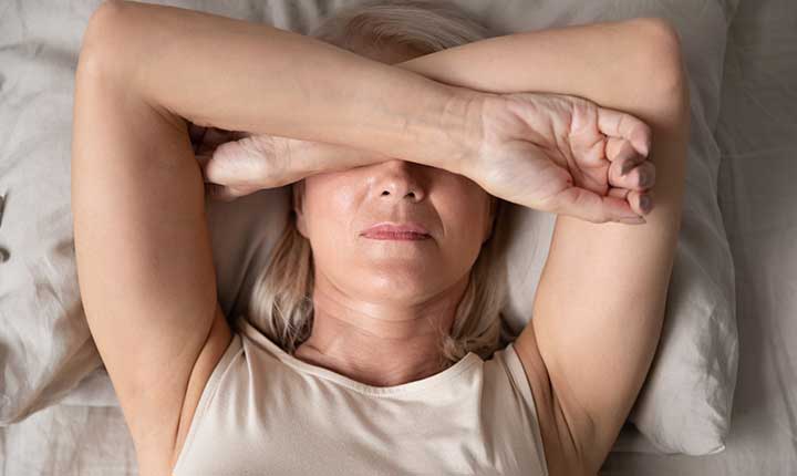 Sudores nocturnos en la menopausia